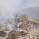 Lluvia ayuda a controlar incendio en cerro de La Gloria; siguen labores de vigilancia