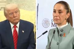 Claudia Sheinbaum y Donald Trump sostienen llamada
