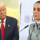 Claudia Sheinbaum y Donald Trump sostienen llamada