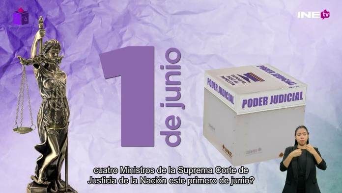 INE alerta sobre bajo interés ciudadano en elección judicial del 1 de junio de 2025