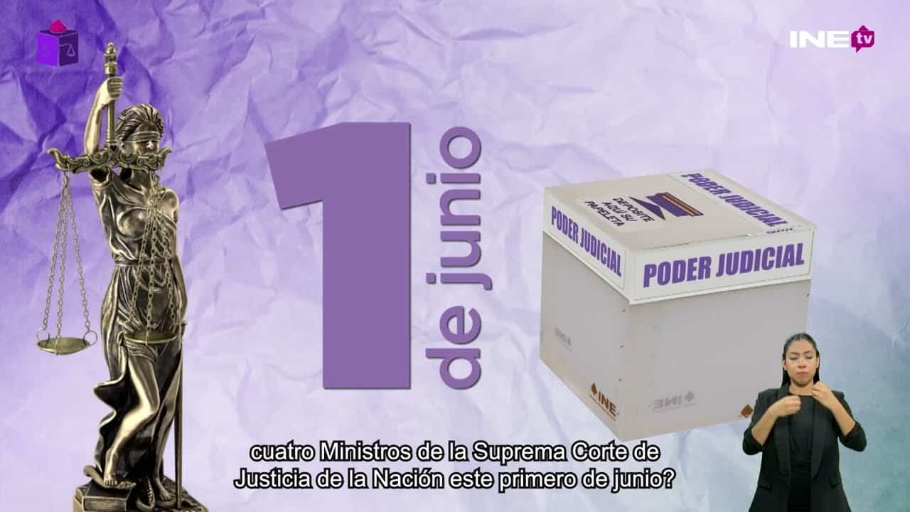 INE alerta sobre bajo interés ciudadano en elección judicial del 1 de junio de 2025