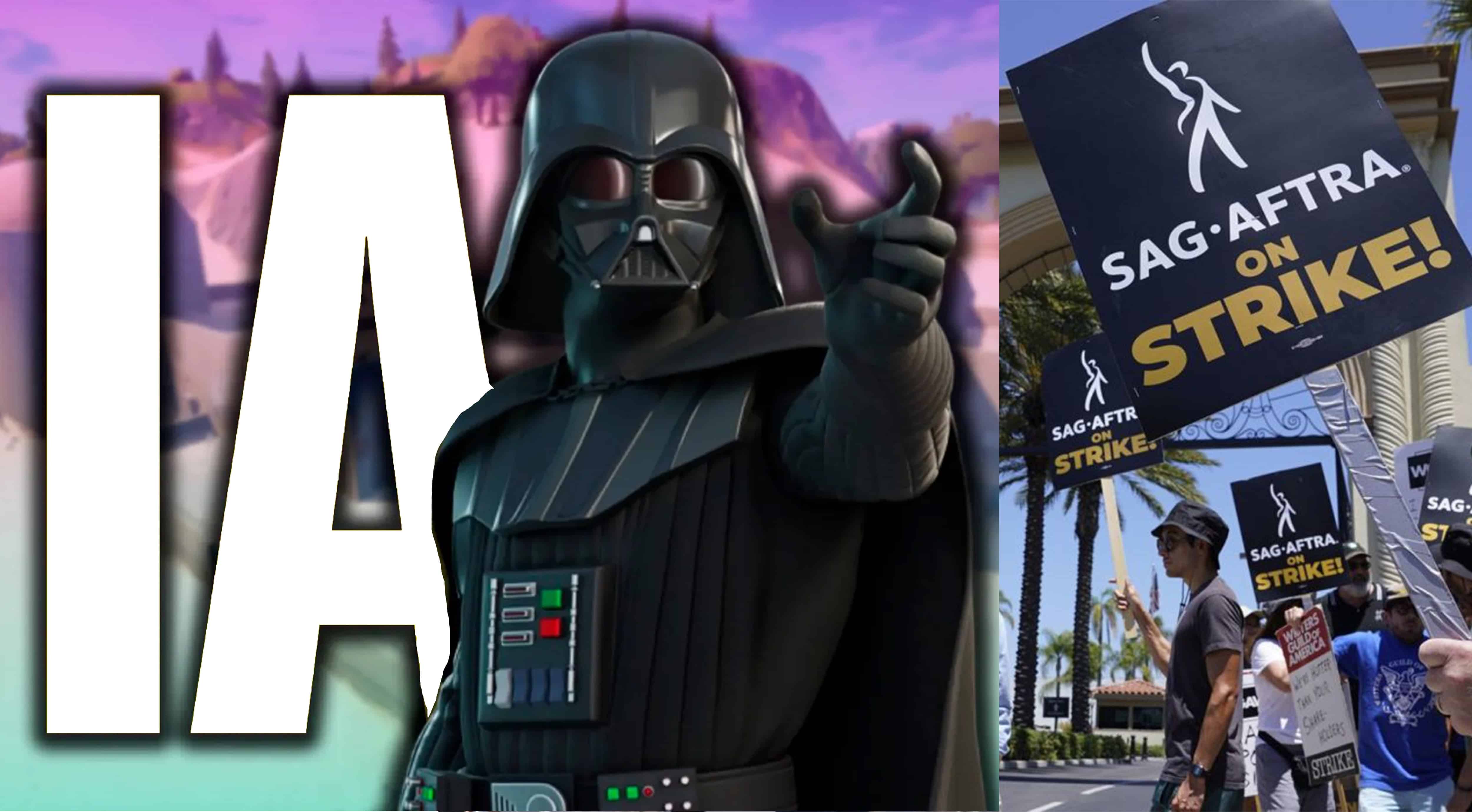 Sindicato de actores enfrenta a Fortnite por usar IA para recrear la voz de Darth Vader