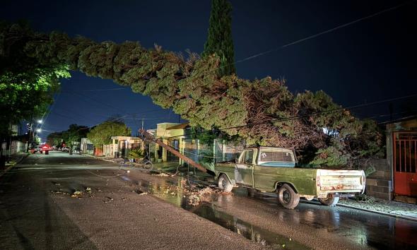 Saldo blanco en Monclova tras lluvias; rescatan a personas en vados