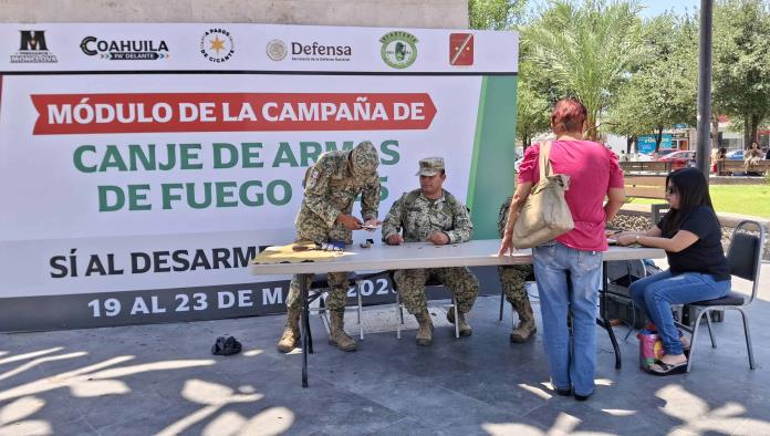 Suman 33 armas destruidas en Monclova por campaña "Sí a la paz, sí al desarme"