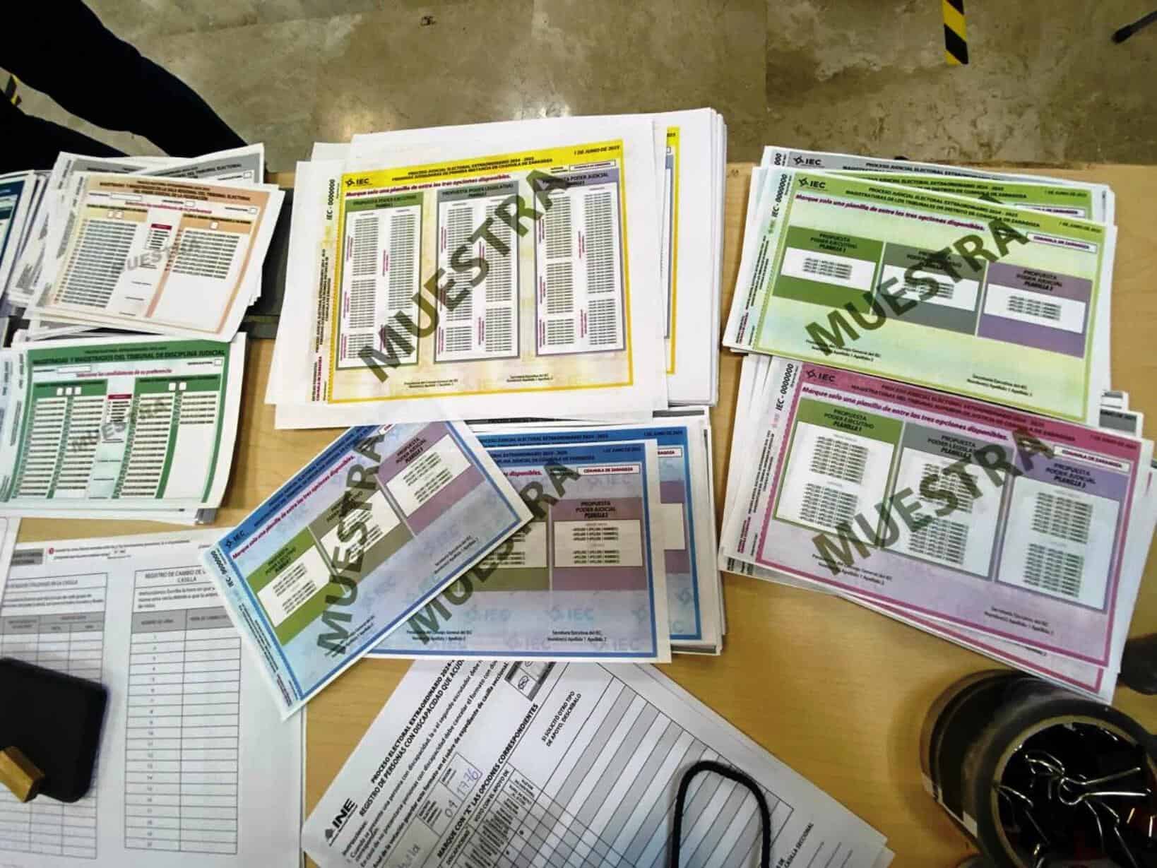 Sanción a candidatos que usen colores de partidos