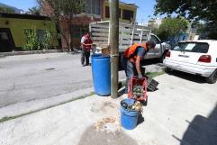 Combaten el dengue con descacharrización 
