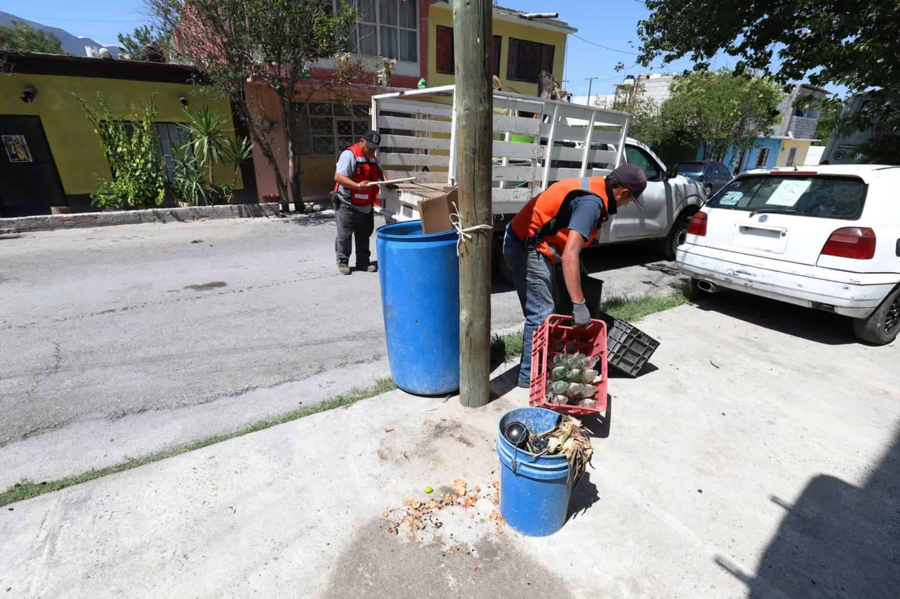Combaten el dengue con descacharrización Combaten el dengue con descacharrización
