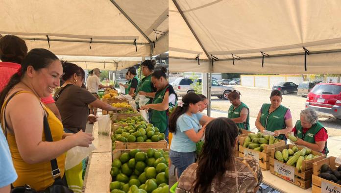 Llega el programa "Mercadito Mejora" a la colonia Francisco I. Madero en Ciudad Acuña