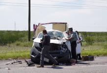 Volcadura en carretera Sabinas-Monclova deja un herido y cuantiosos daños