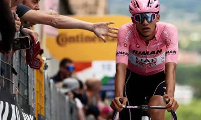 Isaac del Toro sube al podio en etapa 13 y sigue líder del Giro de Italia 2025