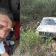 Termina volcado en la carretera 57 por tomar café al volante