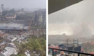 Tornado EF-1 sorprende a Chile: 13 heridos y más de 250 viviendas afectadas