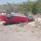 Vuelca automóvil en la colonia Valle Poniente de Ciudad Acuña