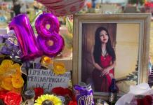 Manifestación pacífica por justicia en el caso de Jimena Medina en Sabinas, Coahuila