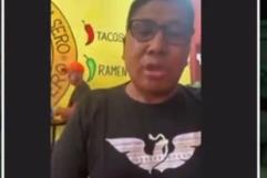 Diputado participa en sesión desde una taquería