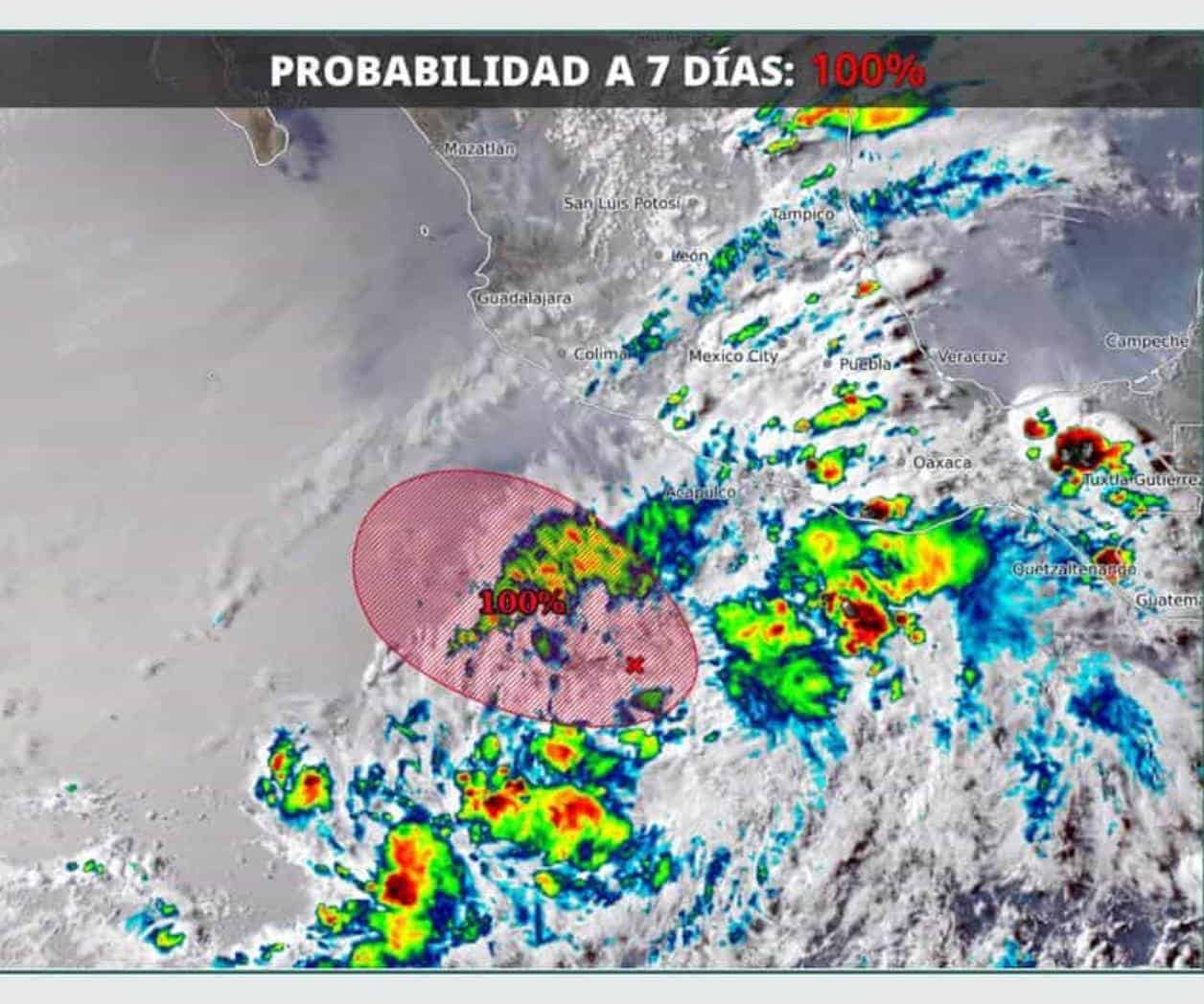 Se aproxima el huracán Alvin; El primer huracán de la temporada