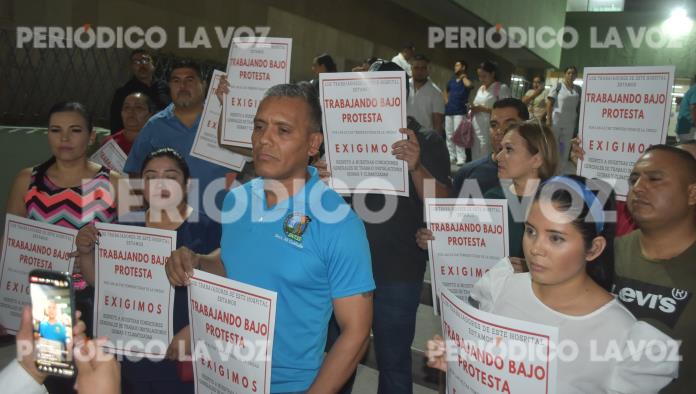IMSS Monclova: Enfermeros protestan por falla en aire acondicionado en Hospital Zona 7