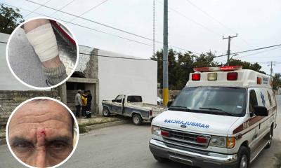 Atienden a dos lesionados tras choque en Allende