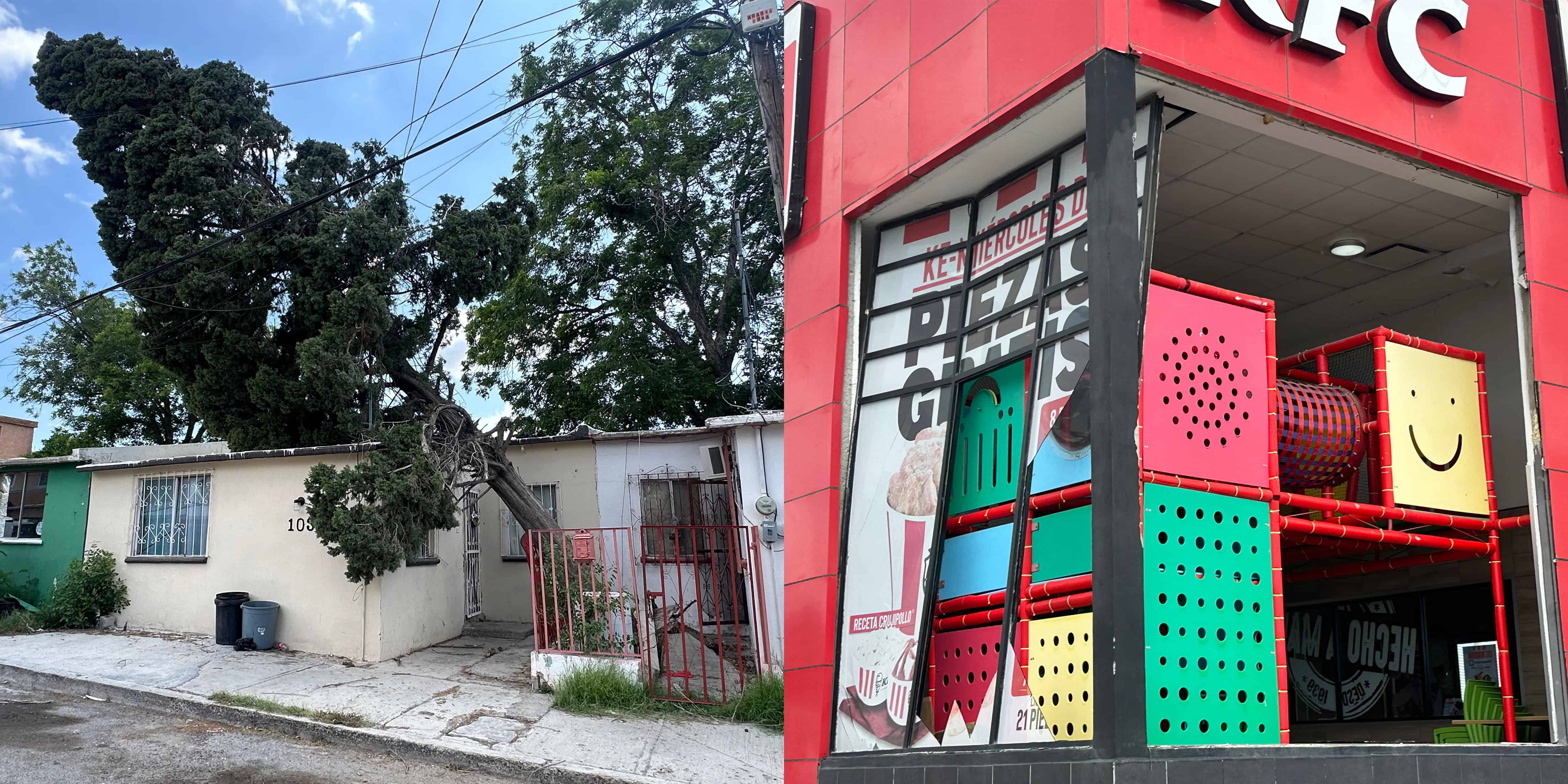 Violenta tormenta deja sin luz a más de 30 colonias en PN