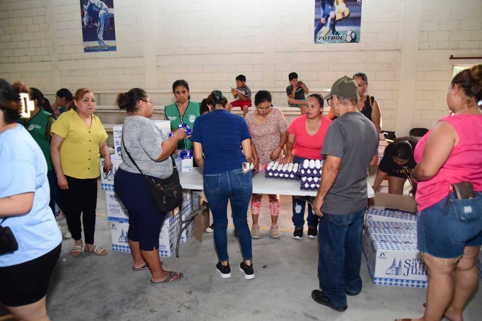 Entregan apoyos alimentarios en Morelos gracias a Mejora Coahuila