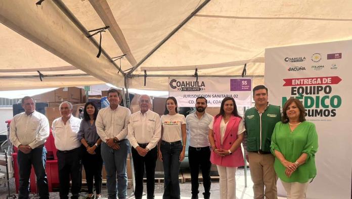 Entrega histórica de material médico fortalece atención en Coahuila