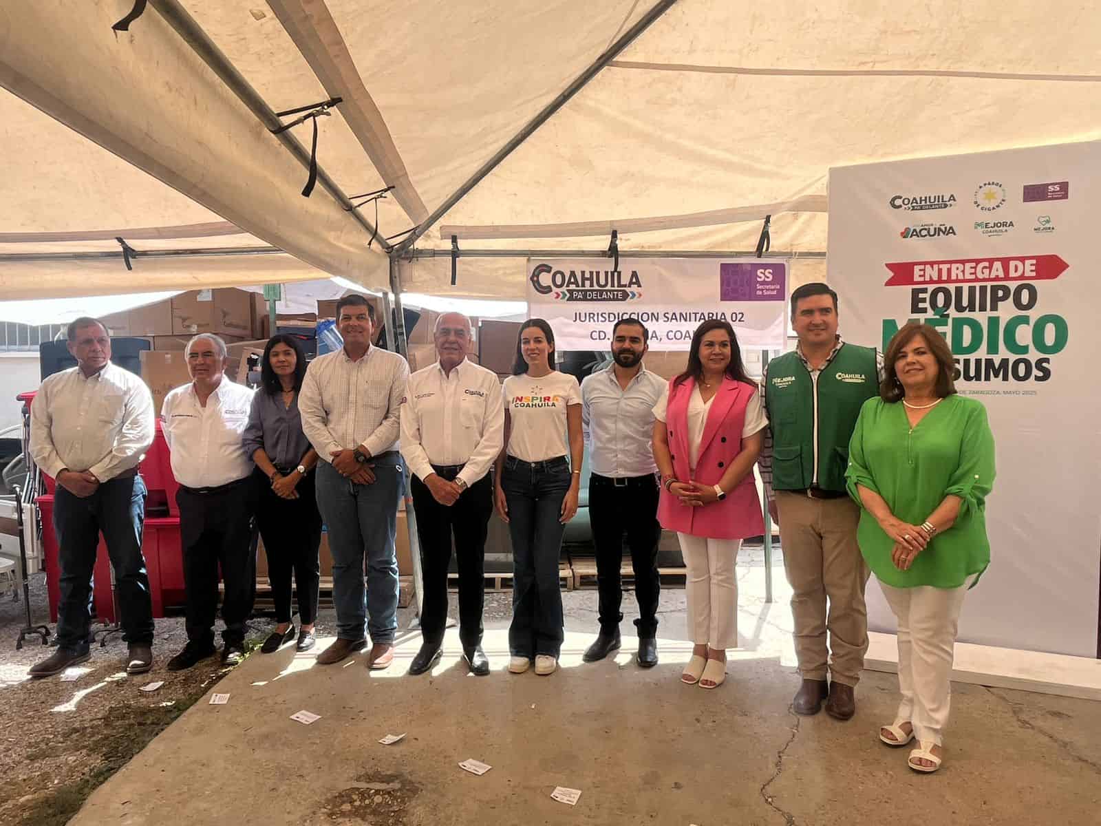 Entrega histórica de material médico fortalece atención en Coahuila