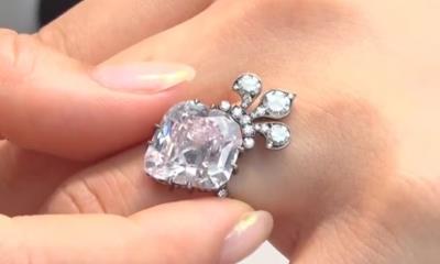 El diamante rosa de María Antonieta se subastará en Nueva York