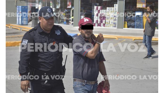 Detienen a hombre en Monclova por despojar con violencia a persona discapacitada