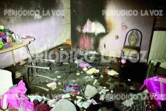 Adictos provocan incendio en casa invadida en la colonia Independencia