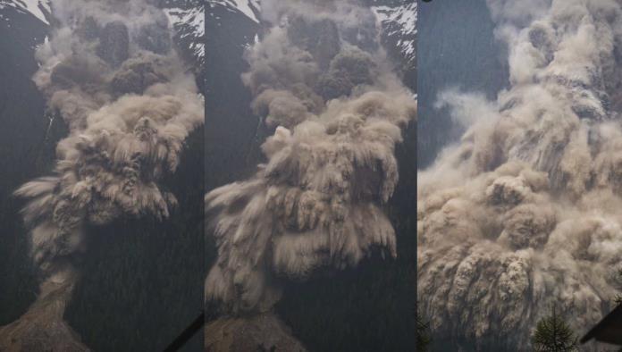 Avalancha en Suiza sepulta un pueblo bajo la tierra