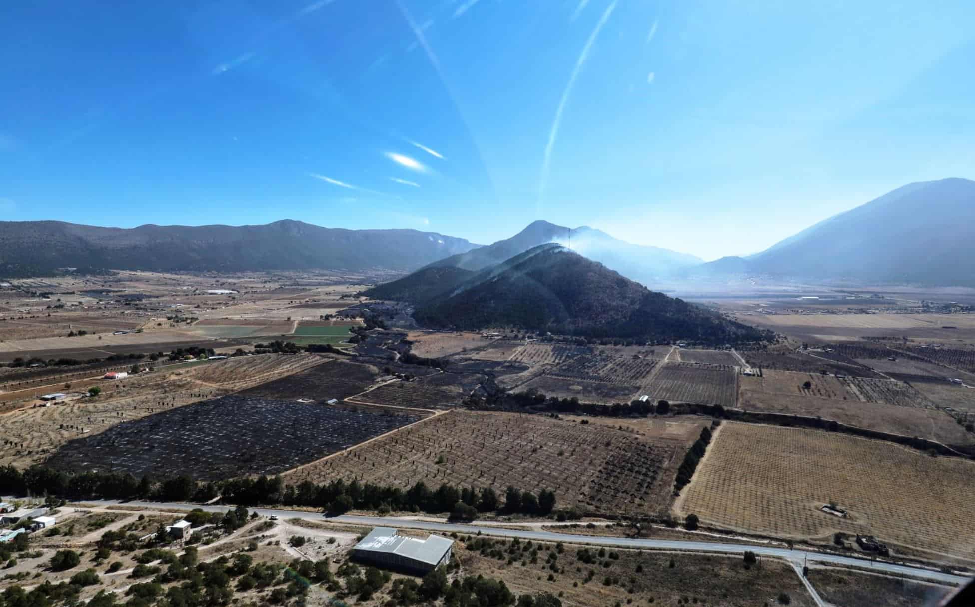 Es Arteaga la zona más afectada por incendios
