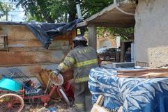 Fuga de Gas LP en Allende Moviliza a Bomberos; Evitan Riesgo Mayor en Negocio Familiar