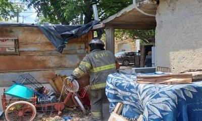 Fuga de Gas LP en Allende Moviliza a Bomberos; Evitan Riesgo Mayor en Negocio Familiar