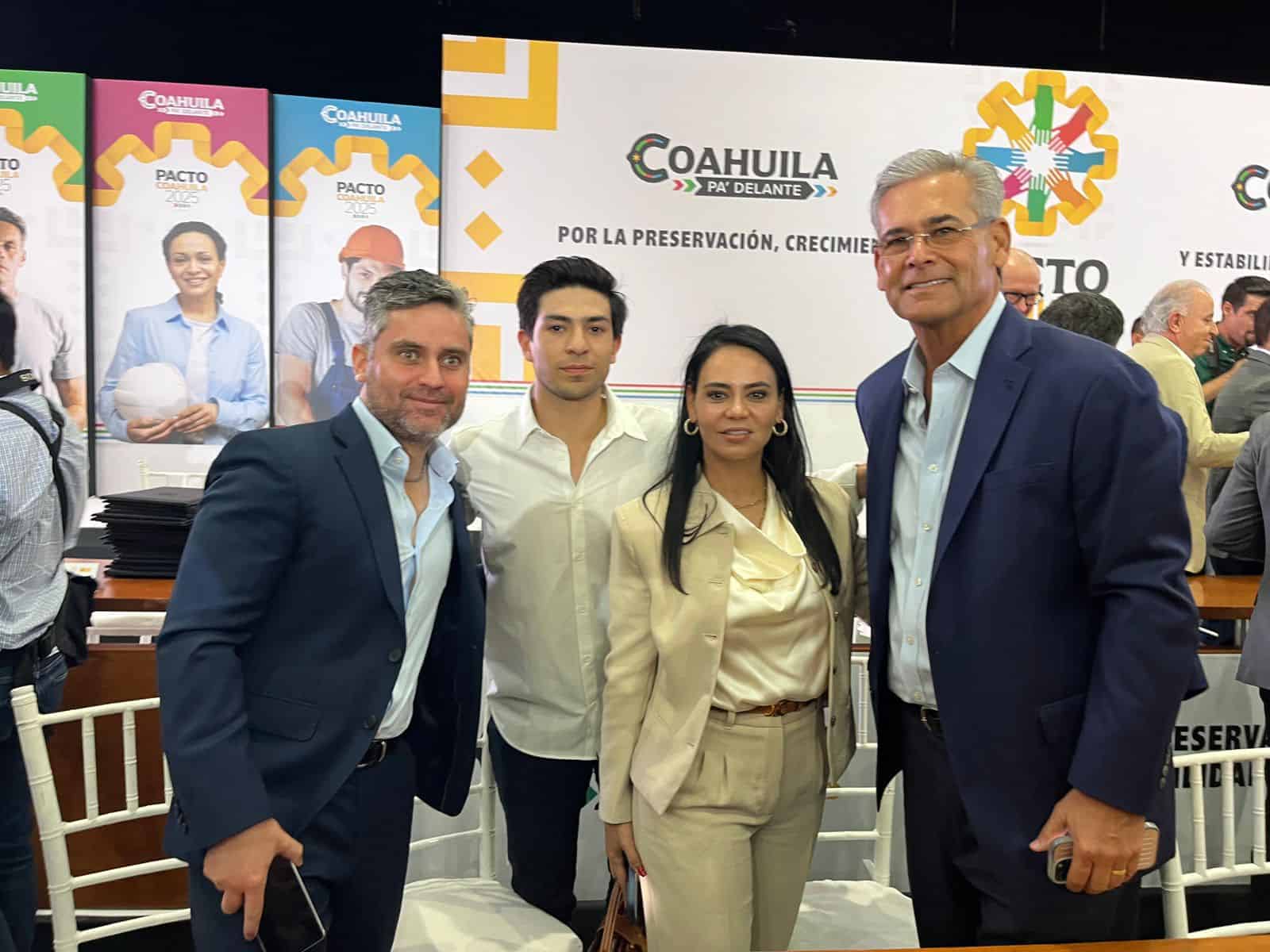 Refrenda Manolo Jiménez el Pacto Coahuila para fortalecer el empleo en el estado