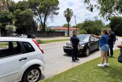 Choque por alcance en Múzquiz entre dos mujeres deja solo daños materiales