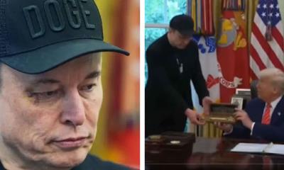 Aparece Elon Musk con el ojo morado tras renunciar a su cargo