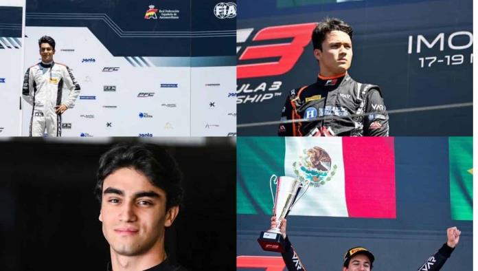Cuatro mexicanos en la parrilla del GP de España de Fórmula 3, rumbo a la F1