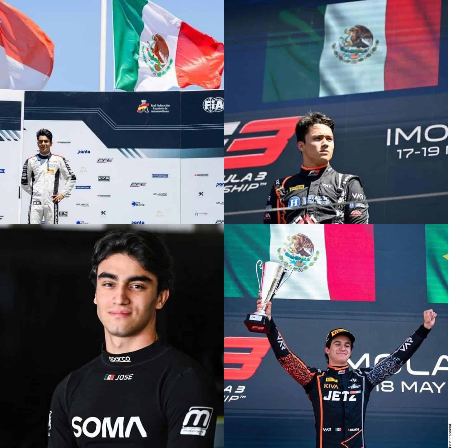 Cuatro mexicanos en la parrilla del GP de España de Fórmula 3, rumbo a la F1