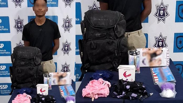 Detenido por robar baby dolls, consoladores y demás en Ciudad Acuña