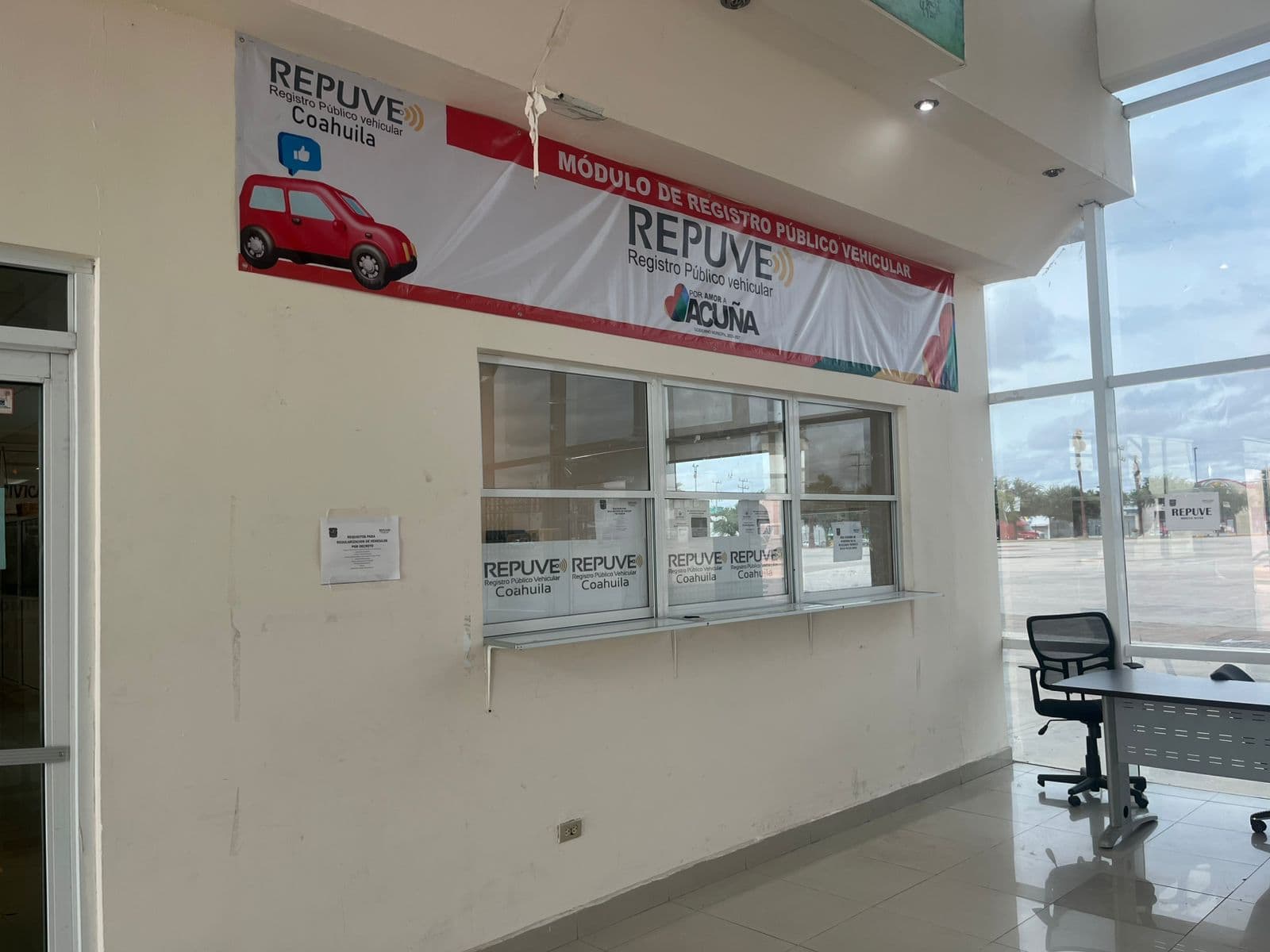 Reactivan trámites de REPUVE en Ciudad Acuña tras pausa