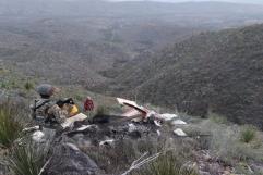 Cae avioneta en Sierra Purísima y piloto perece
