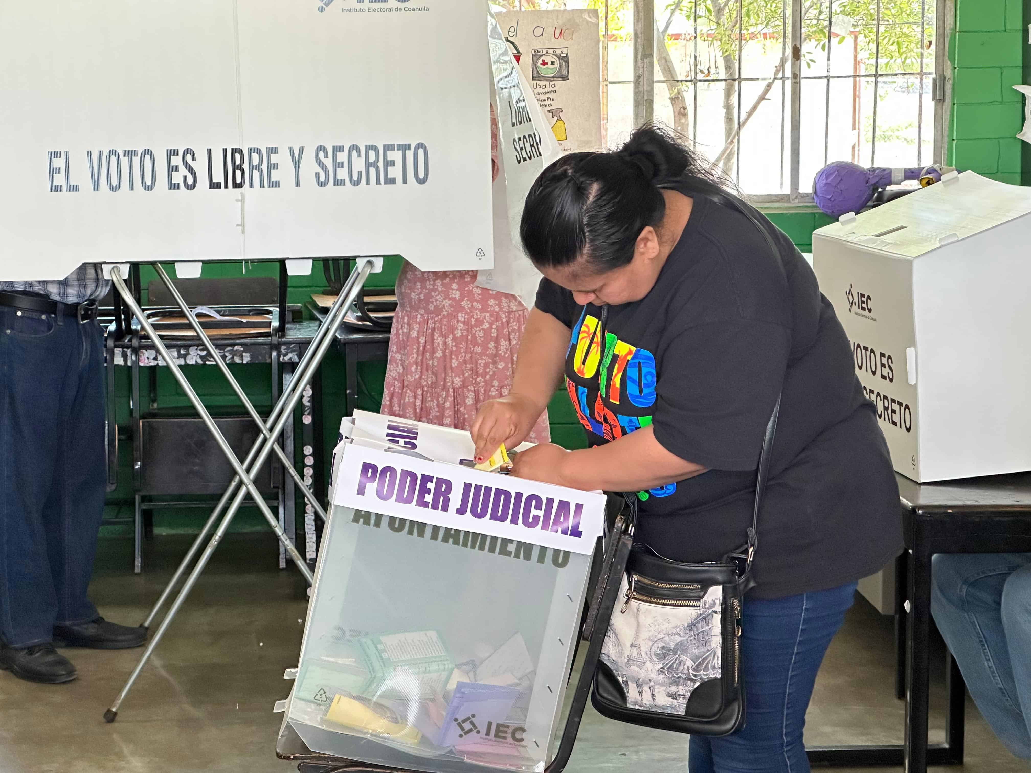 Arranca con retraso histórica elección judicial en Piedras Negras