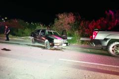 Impacta auto en ´las Torres´
