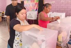 Desairada elección y hasta con acarreo