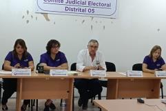 Emite su voto Laura Jiménez En proceso electoral judicial
