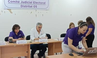 FINALIZA JORNADA ELECTORAL DEL PODER JUDICIAL EN DISTRITO 05 