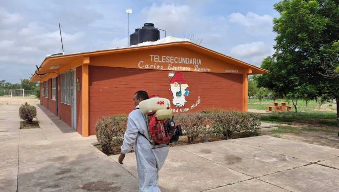 Extienden jornada de fumigación escolar en la región de los Cinco Manantiales