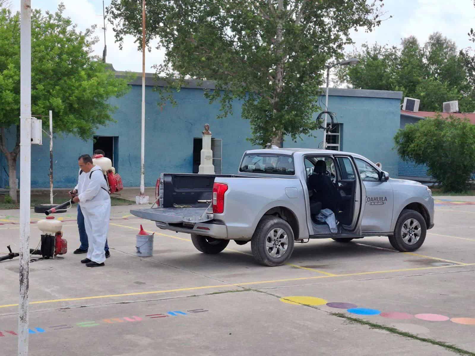 Extienden jornada de fumigación escolar en la región de los Cinco Manantiales