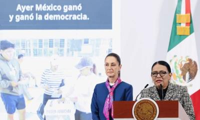 Segob califica como ejemplar la elección judicial pese a baja participación del 13%