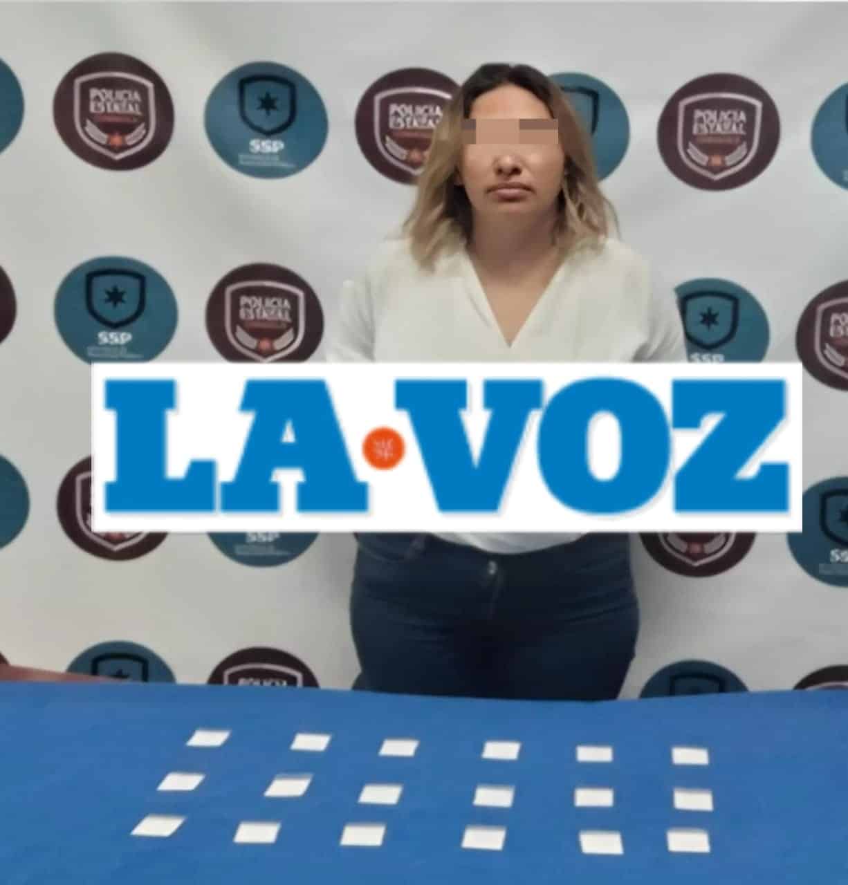 Detienen a mujer con estupefacientes cuando viajaba con menores
